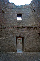 The interior rooms at Pueblo Bonito