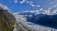 Looking up the Gates Glacier from the weather station