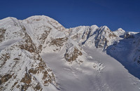 South Face of Denali behind the Kahiltna Peaks